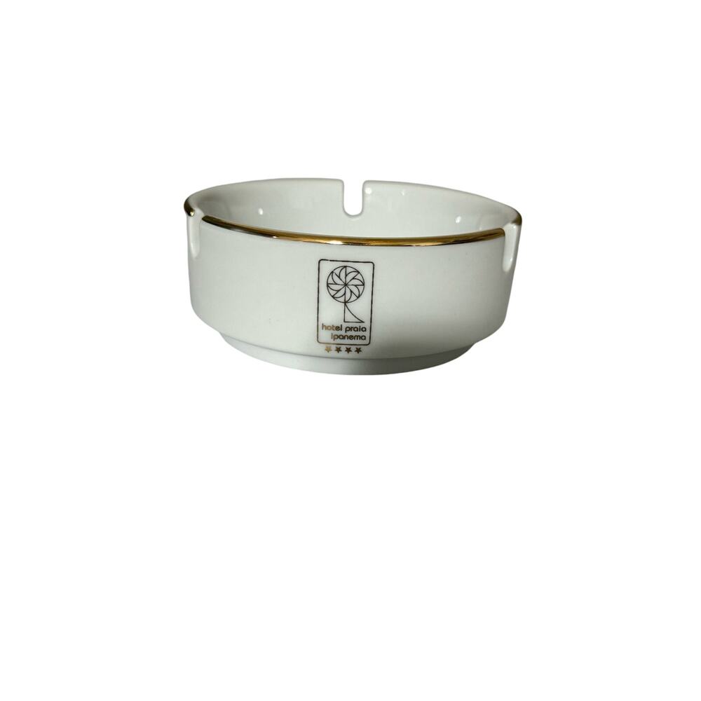 Hotel Praia Ipanema Porcelain Ashtray